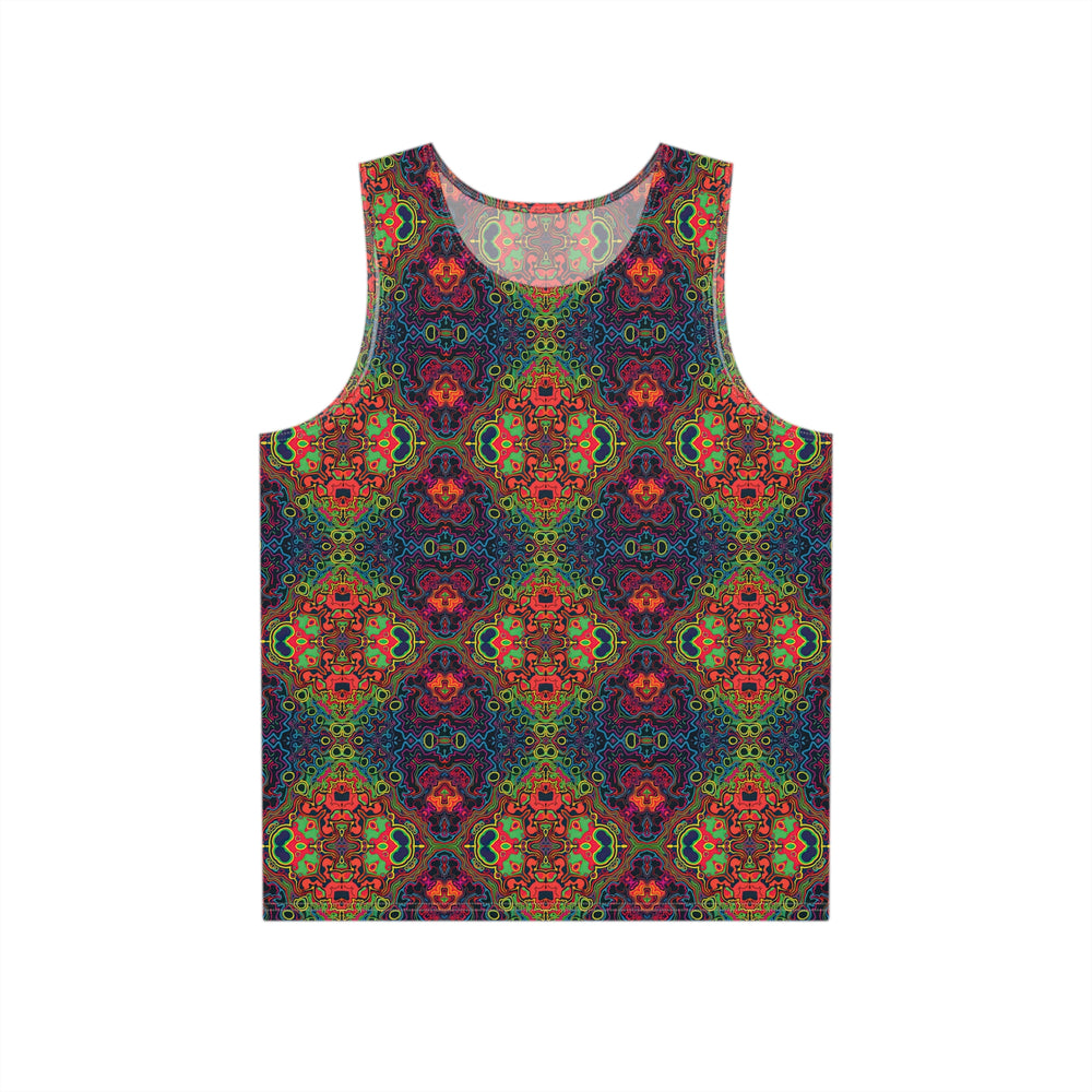 "Shipibo Psyy Pattern" MEN'S TANK TOP