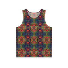 "Shipibo Psy Pattern" MEN'S TANK TOP