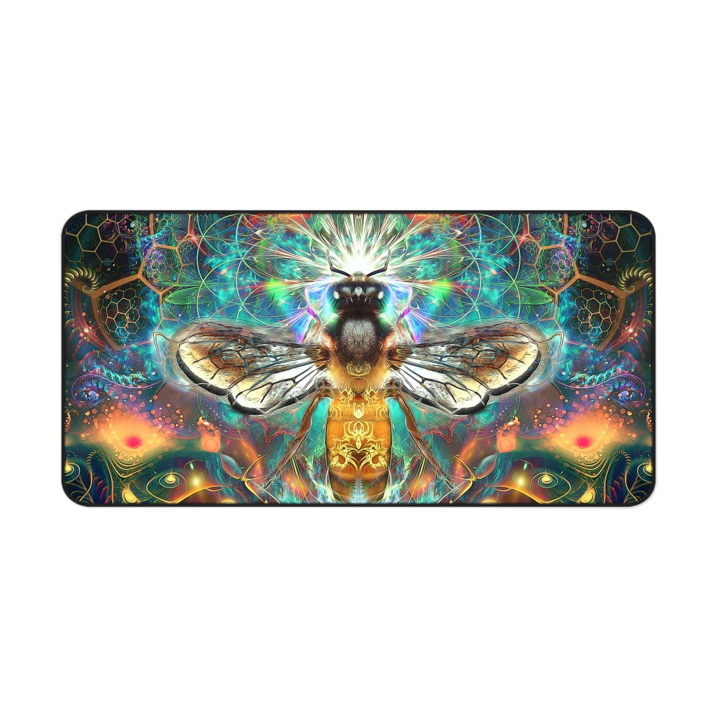 "To Bee or Not to Bee - [Bee Section]" DESK MAT / MOUSE PAD (12x18)(12x22)(15.5x31)