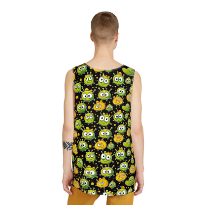 Back view of the 'Don't Feed After Midnight' men's tank top.