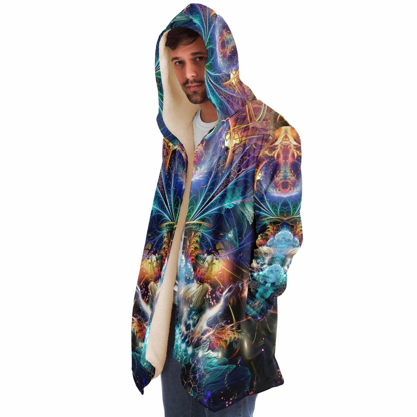 "Source of Creativity" HOODED CLOAK