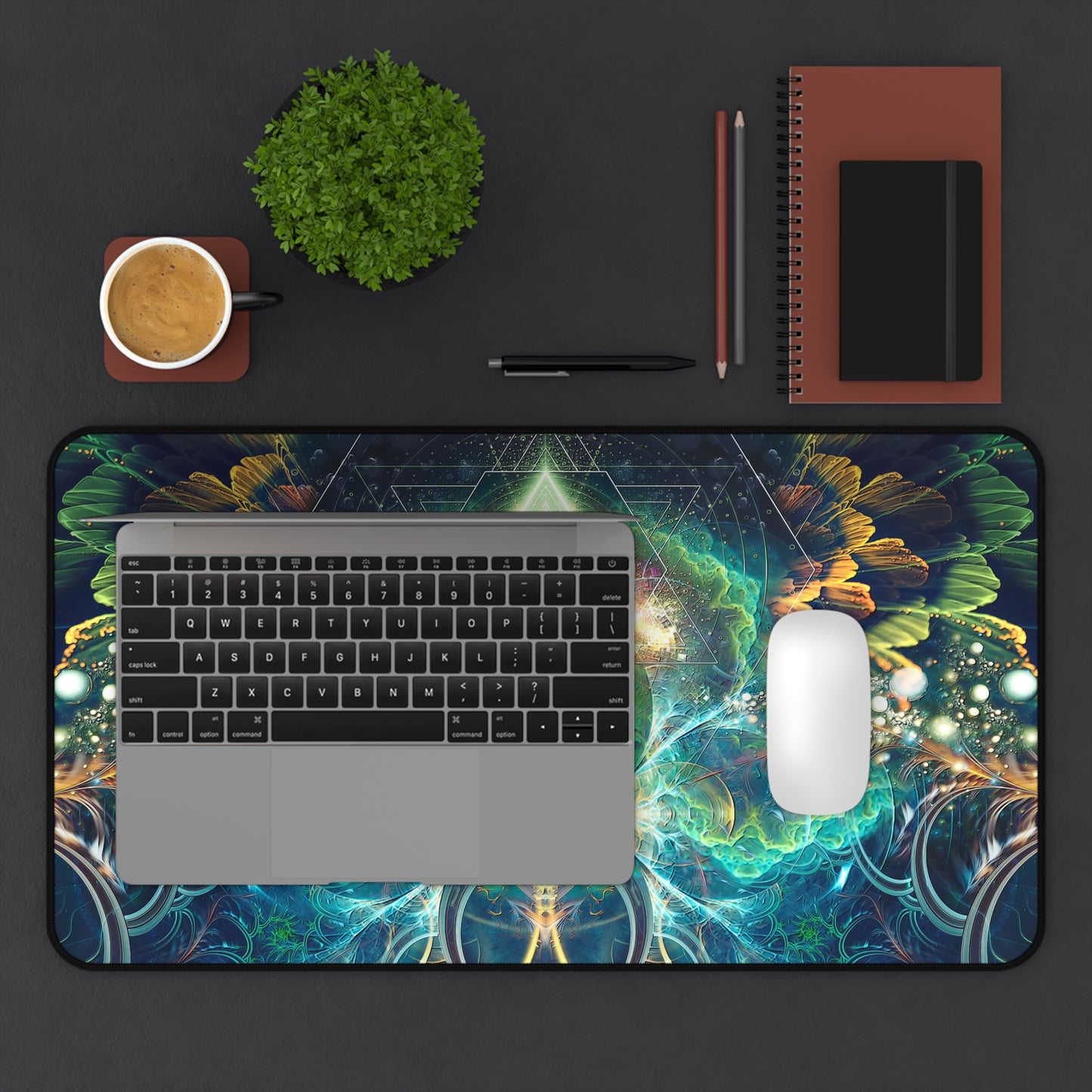 "Blossom" DESK MAT (12x18)(12x22)(15.5x31)