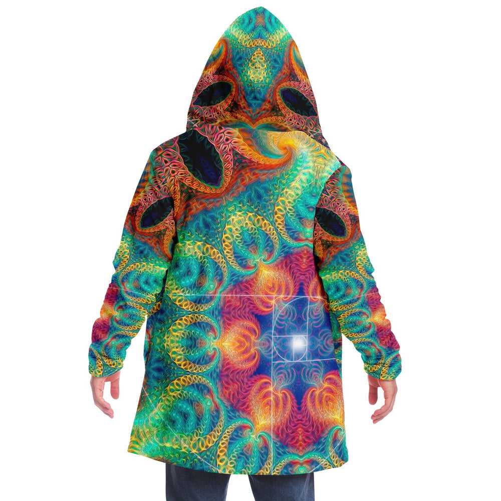 "Free Your Mind - Fibonacci Spiral" HOODED CLOAK