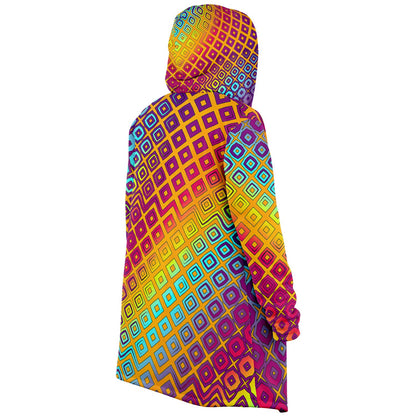 "Peacocking" HOODED CLOAK