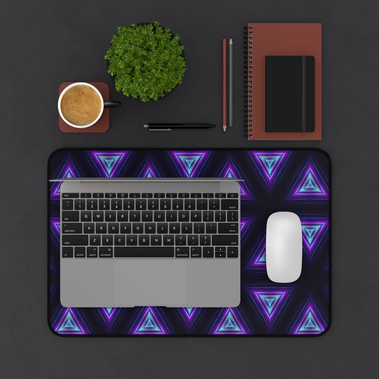 "Dark Prism" DESK MAT (12x18)(12x22)(15.5x31)