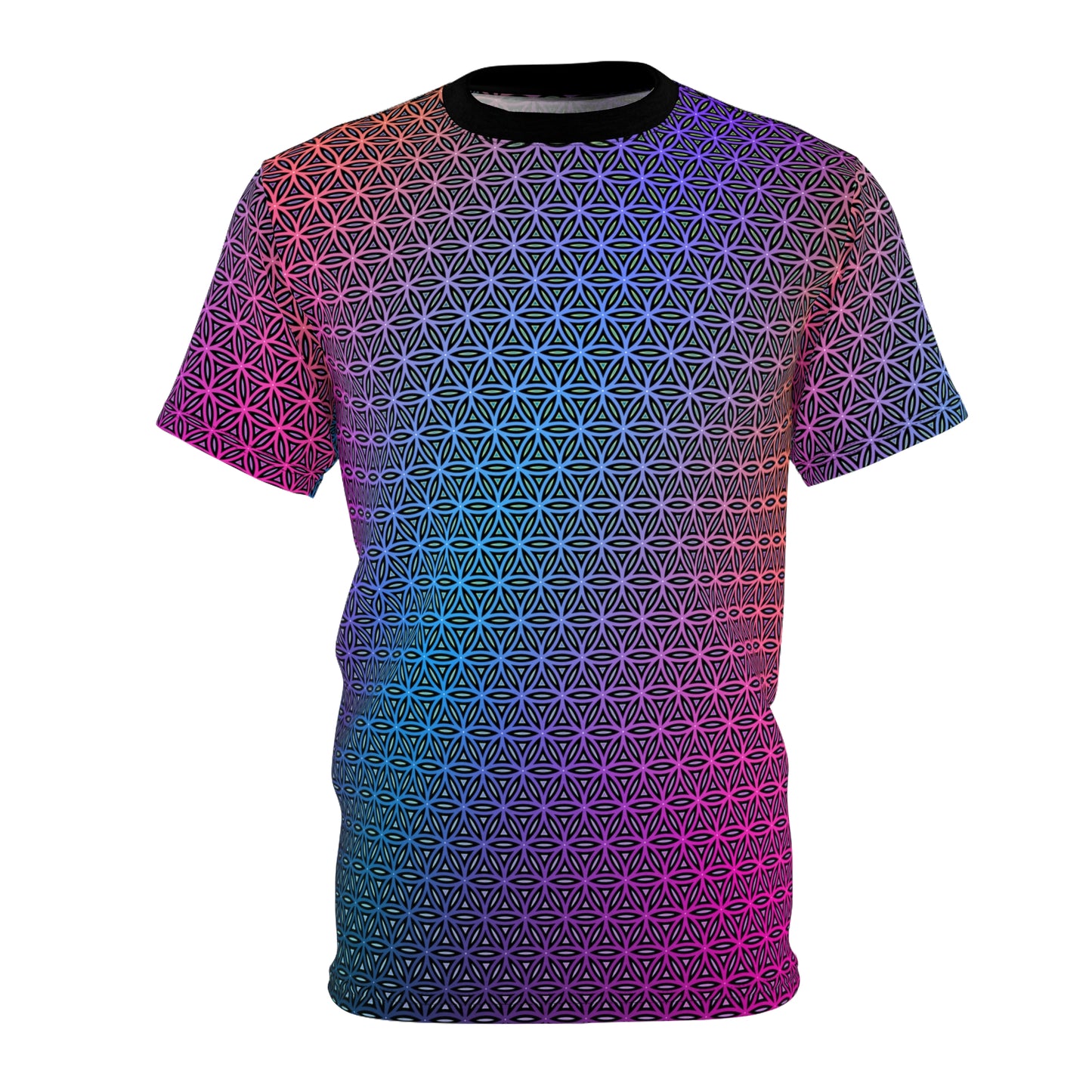 "Rainbow Flower of Life Pattern"  PREMIUM TEE