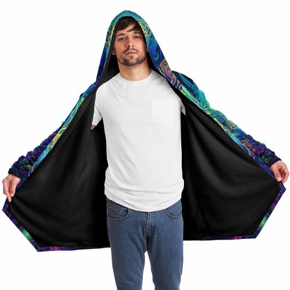 "Orchidious" HOODED CLOAK