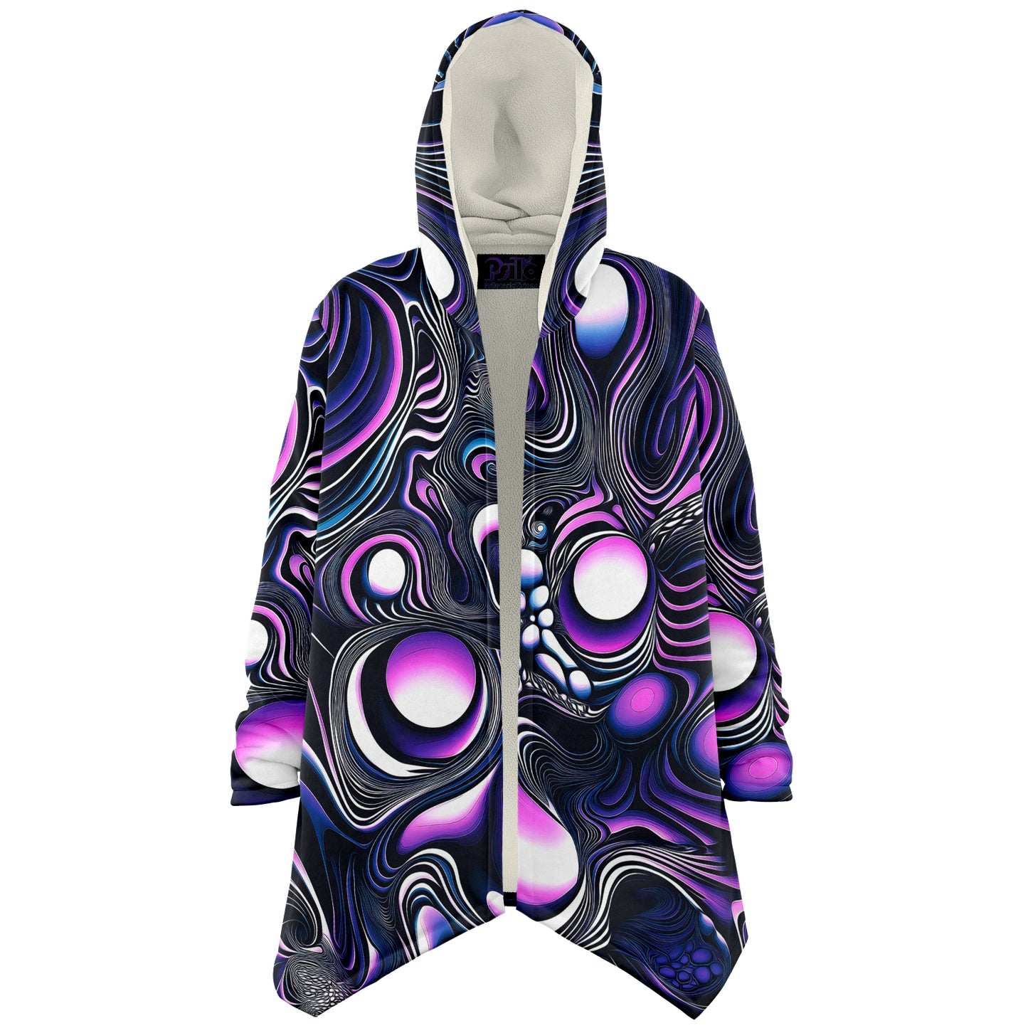 "Time Is An Illusion" HOODED CLOAK