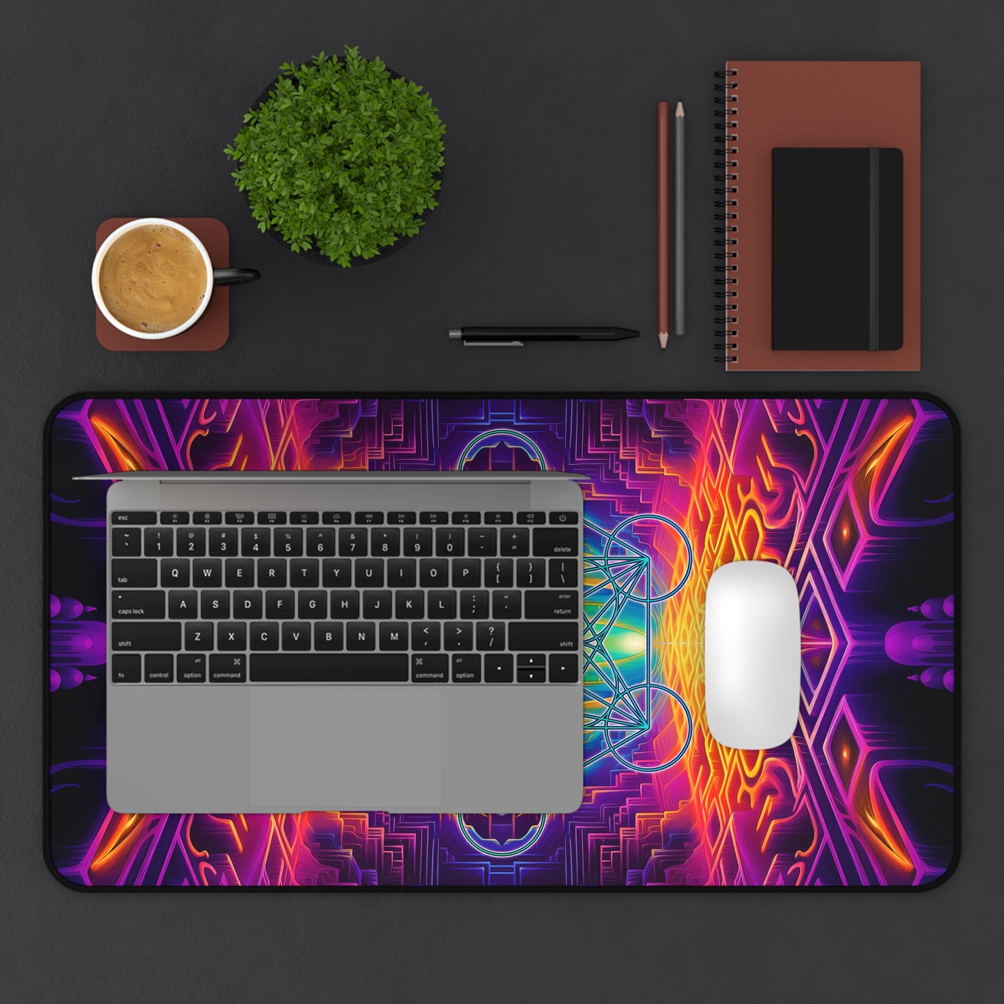 "Focused Thought" DESK MAT (12x18)(12x22)(15.5x31)