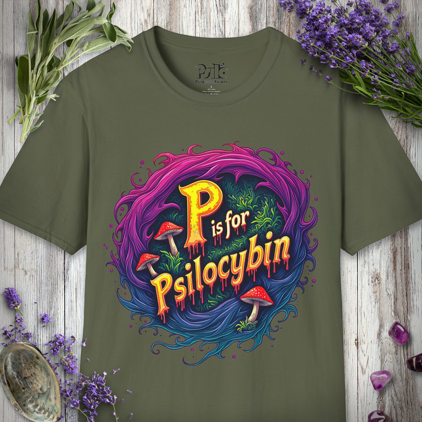 P is For Psilocybin T-SHIRT