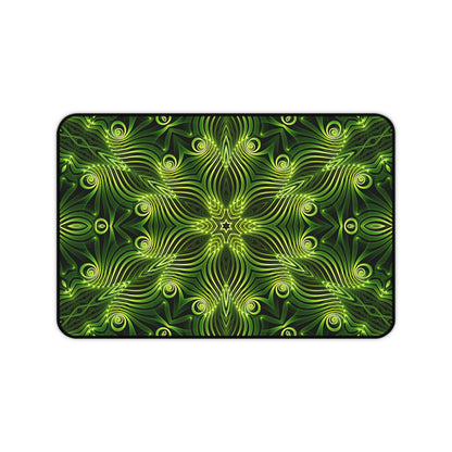 "Green Lattice" DESK MAT (12x18)(12x22)(15.5x31)