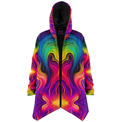 "Cosmic Currents" HOODED CLOAK