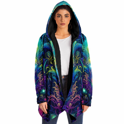 "Orchidious" HOODED CLOAK