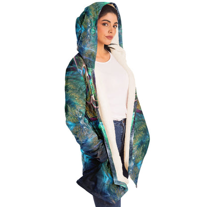 "Fluer de Vie" HOODED CLOAK