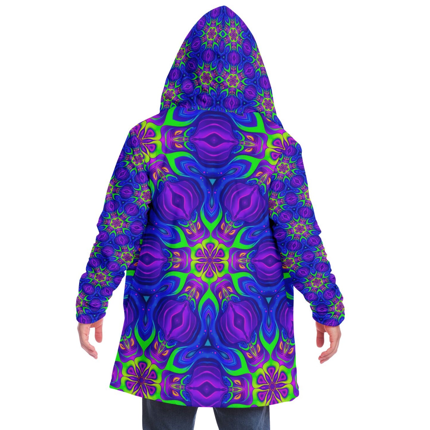 "Paradise Bloom" HOODED CLOAK