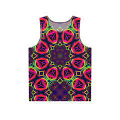 "Psychedelic Tracers Mandala" MEN'S TANK TOP