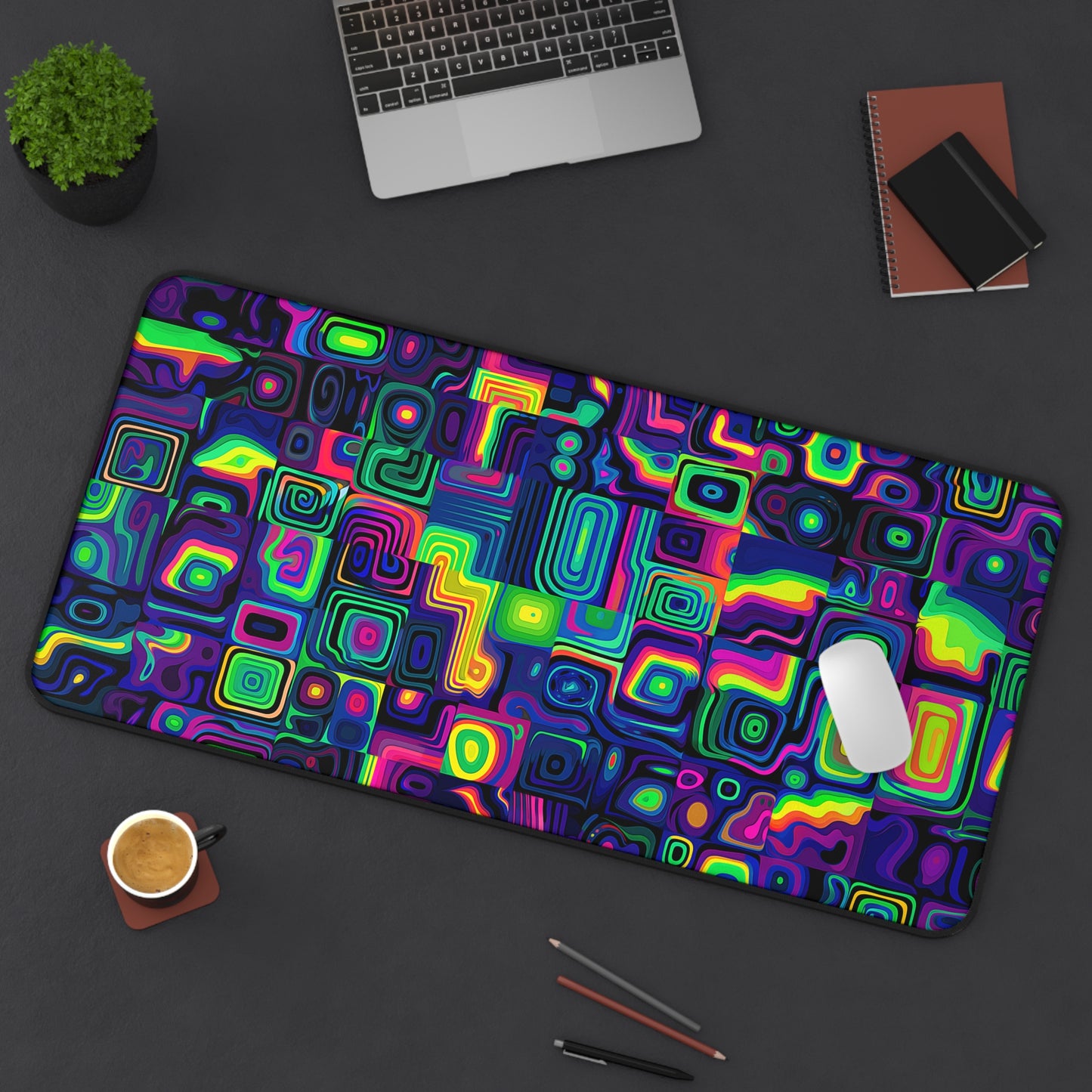 "Purple Delusion" DESK MAT (12x18)(12x22)(15.5x31)