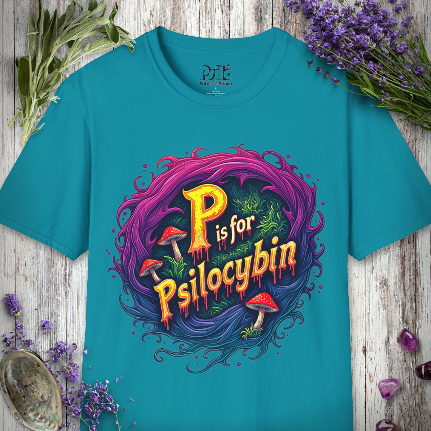 P is For Psilocybin T-SHIRT