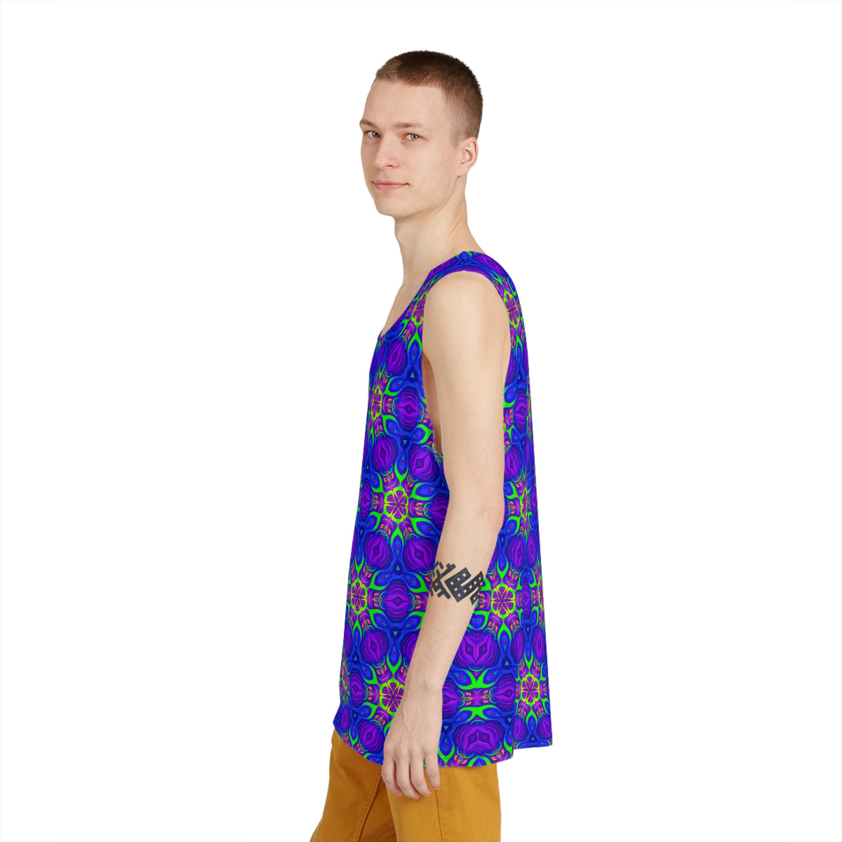 "Paradise Bloom (Zoom Out)" MEN'S TANK TOP