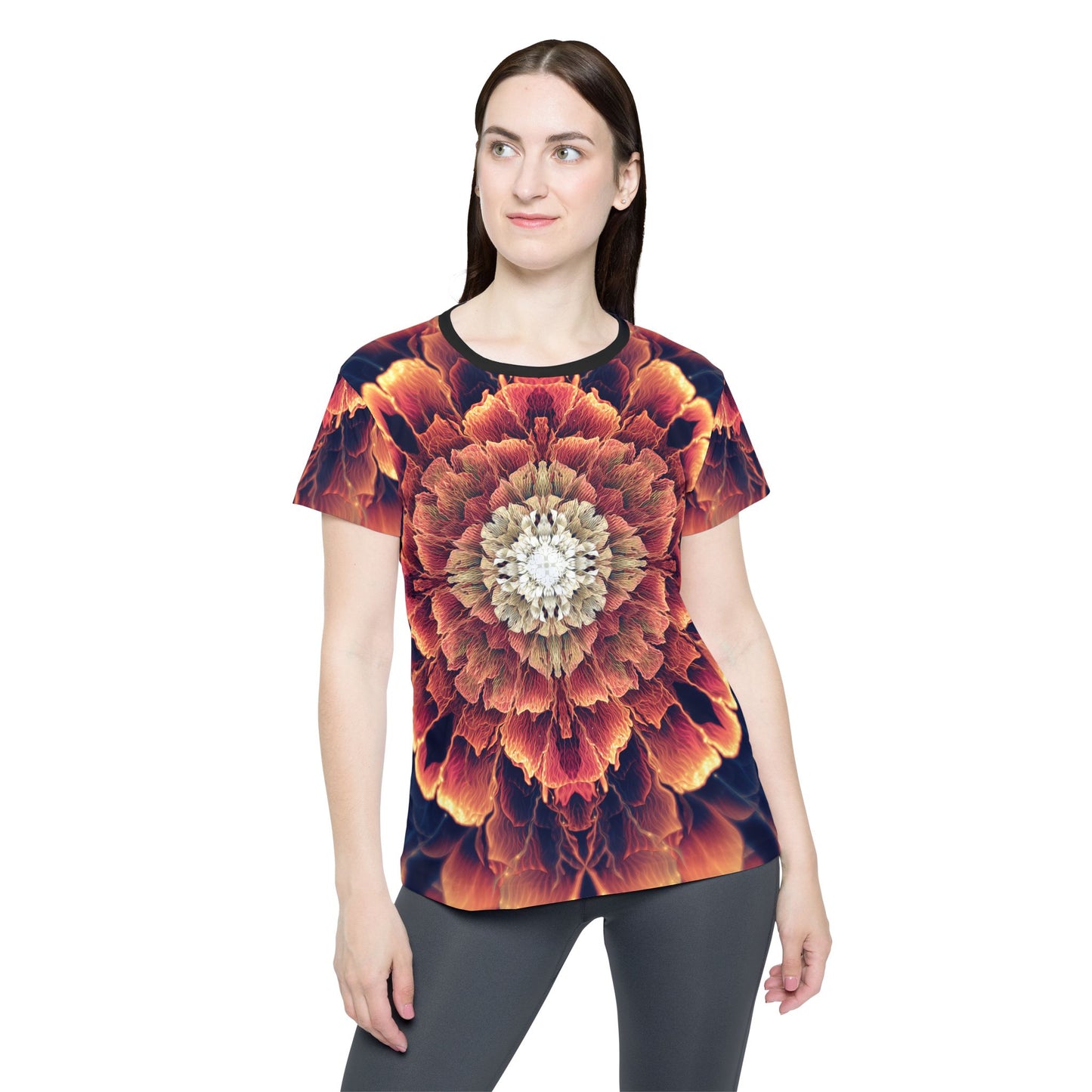 "Mandala Bloom" (WOMEN'S) SPORT TEE
