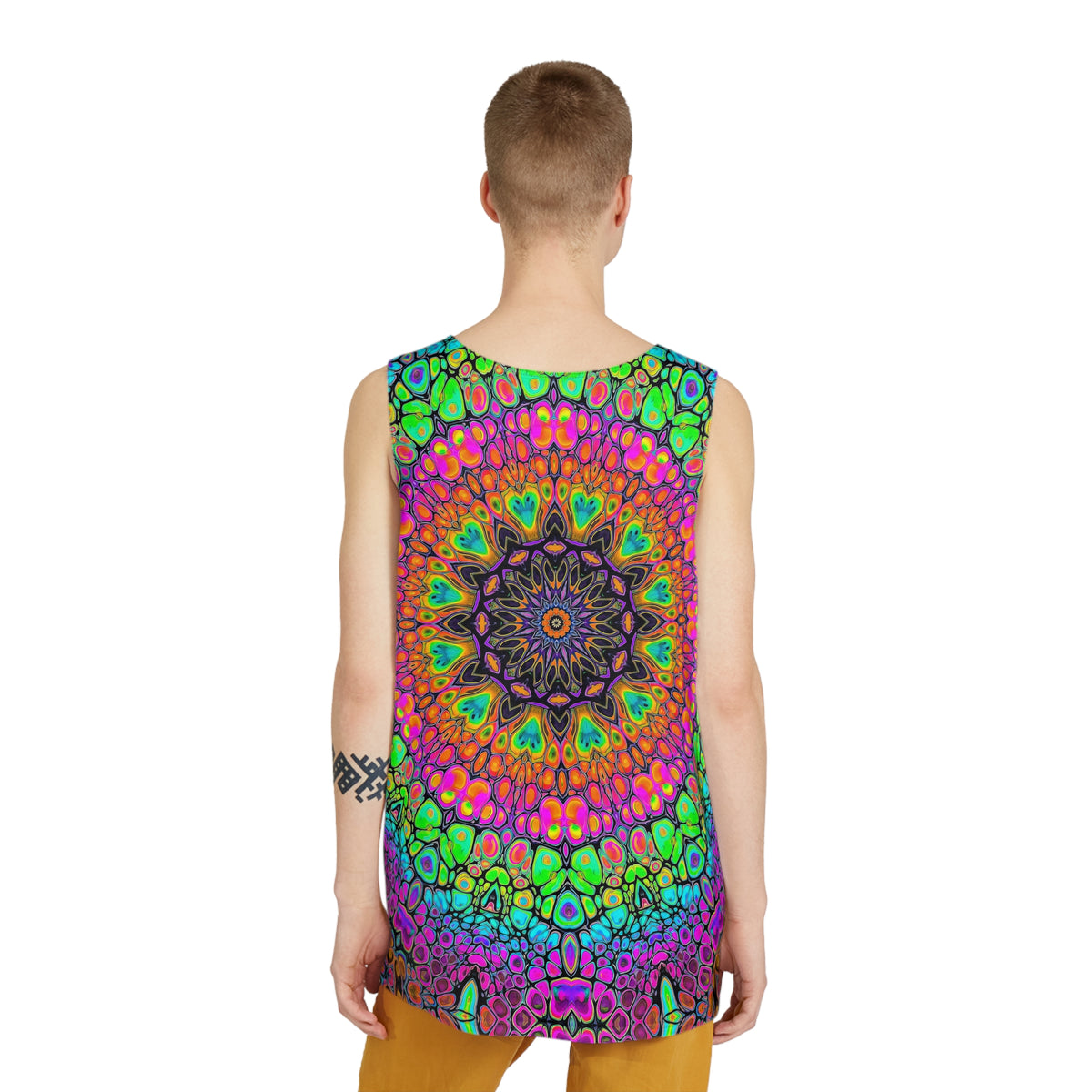 "Soapy Disco Mandala" MEN'S TANK TOP