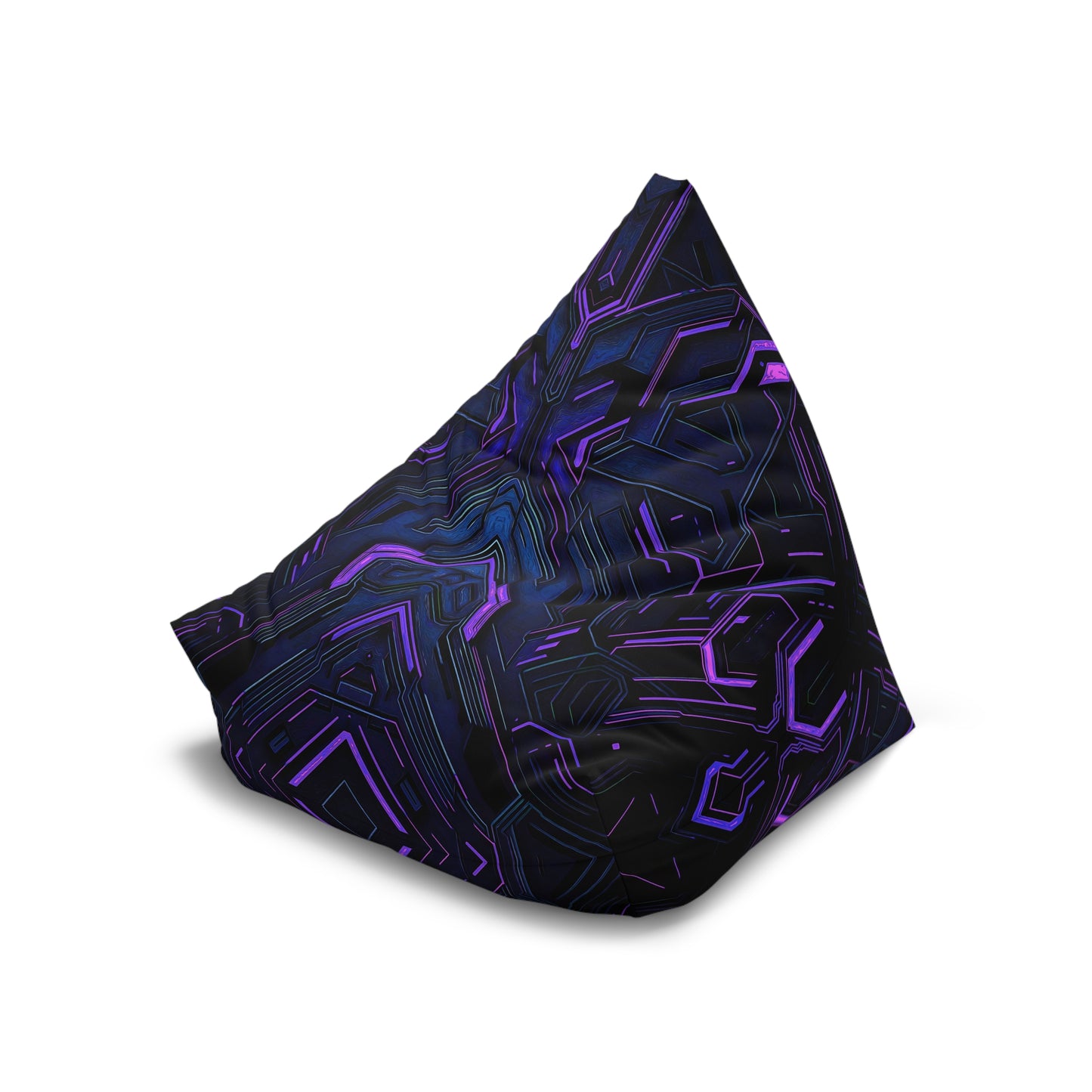 "Alice In Night City" BEAN BAG CHAIR COVER