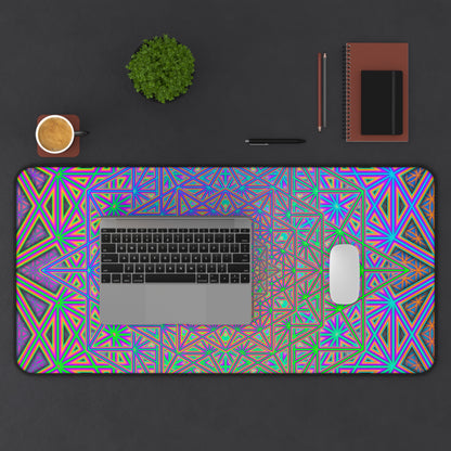 "Flower of Tron" DESK MAT (12x18)(12x22)(15.5x31)