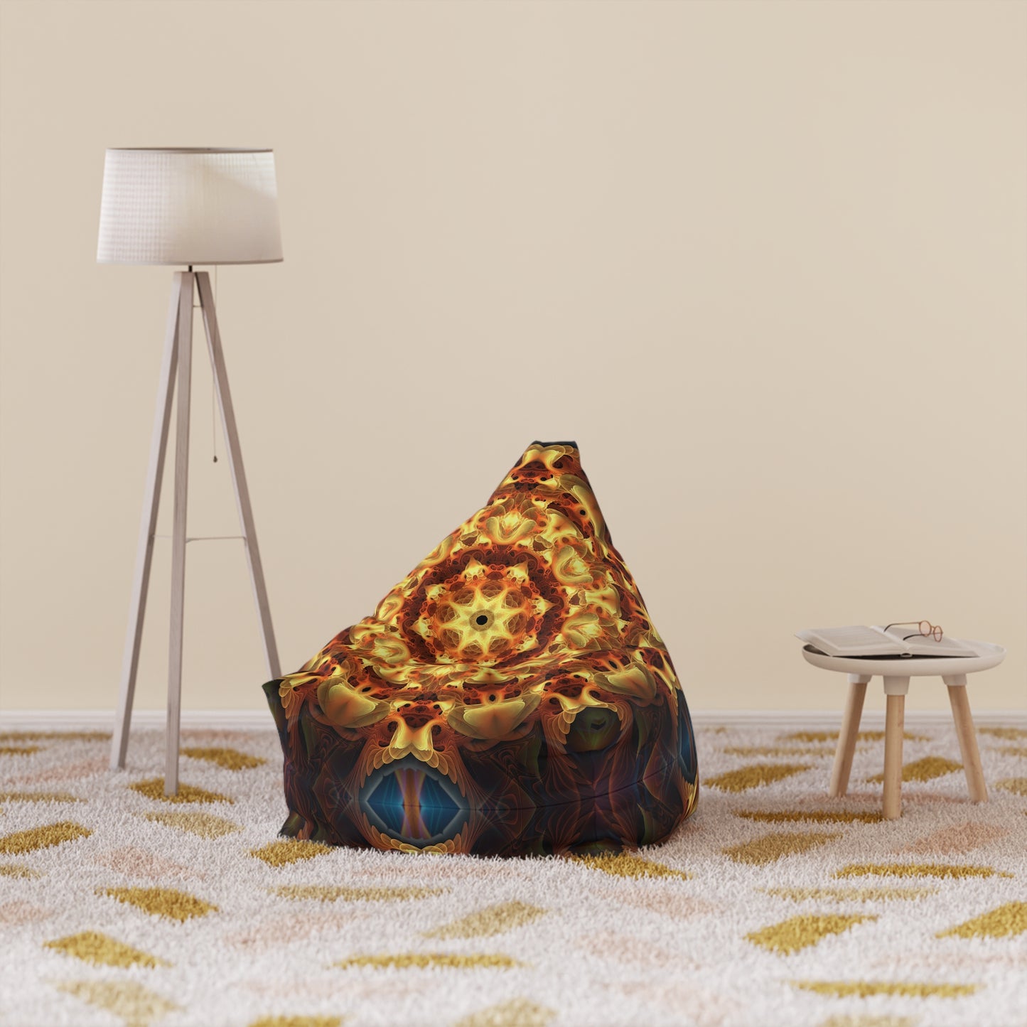 "Totem Sun" BEAN BAG CHAIR COVER