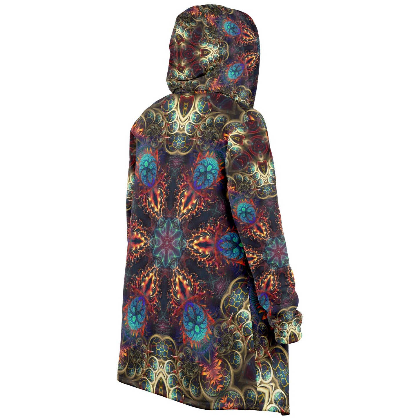 "Stimulous Mandala" HOODED CLOAK