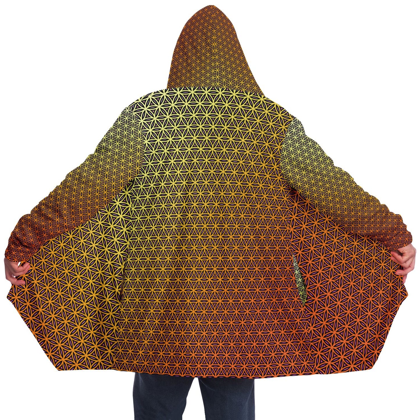 "Wook Flower" HOODED CLOAK