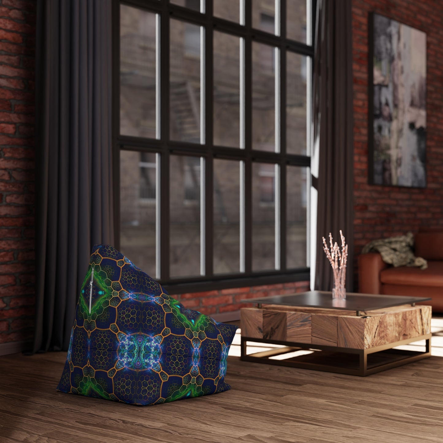 "To Tree or Not to Tree Pattern" BEAN BAG CHAIR COVER