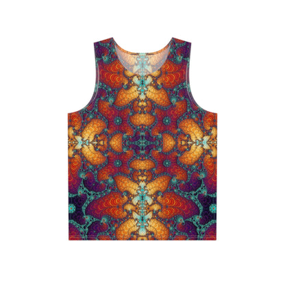 Men's tank top featuring the Psychedelic Fractal print