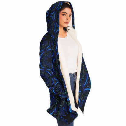 "Liquid Night" HOODED CLOAK