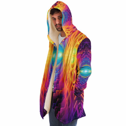 "Maze of Life V3" HOODED CLOAK