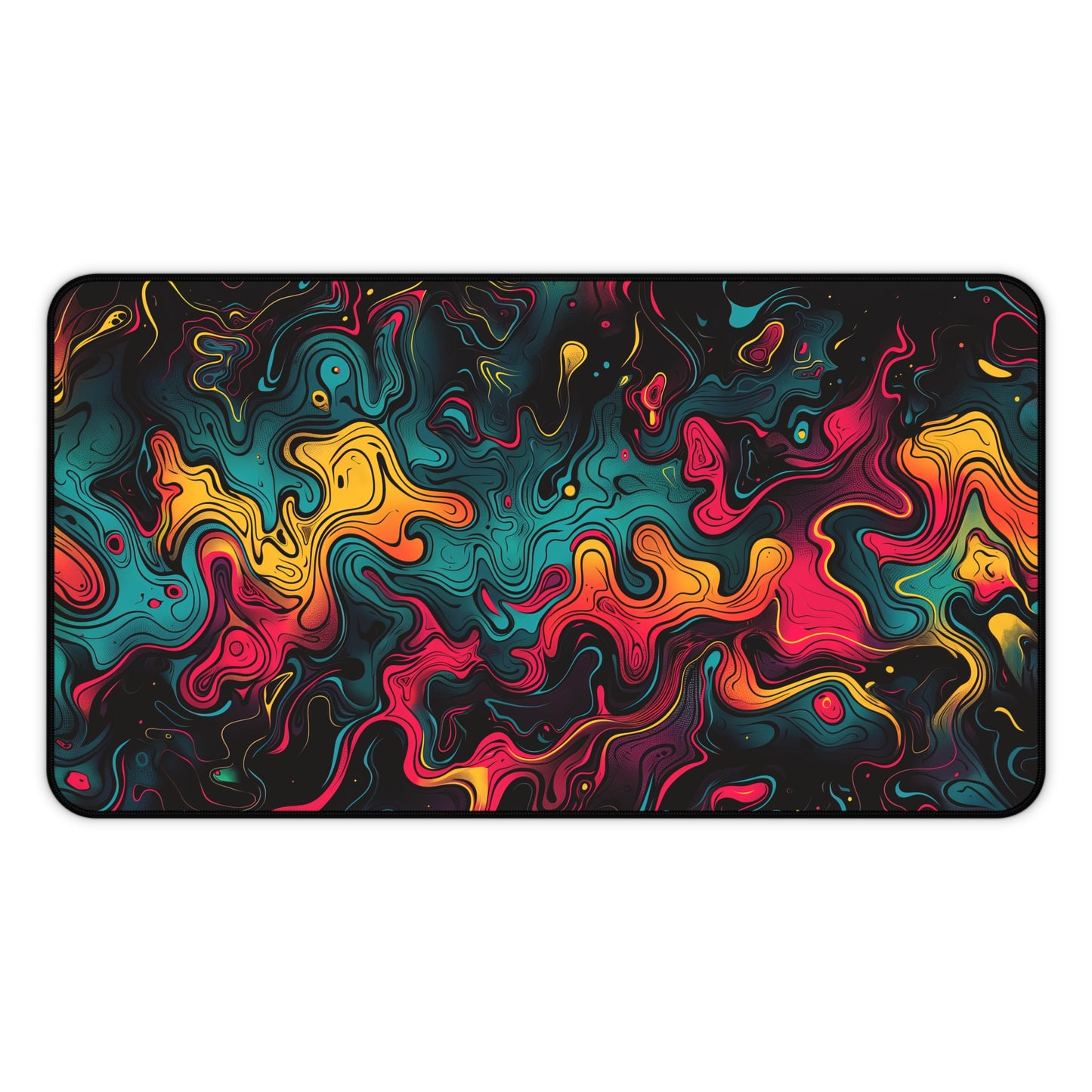 "Neon Oil" DESK MAT (12x18)(12x22)(15.5x31)