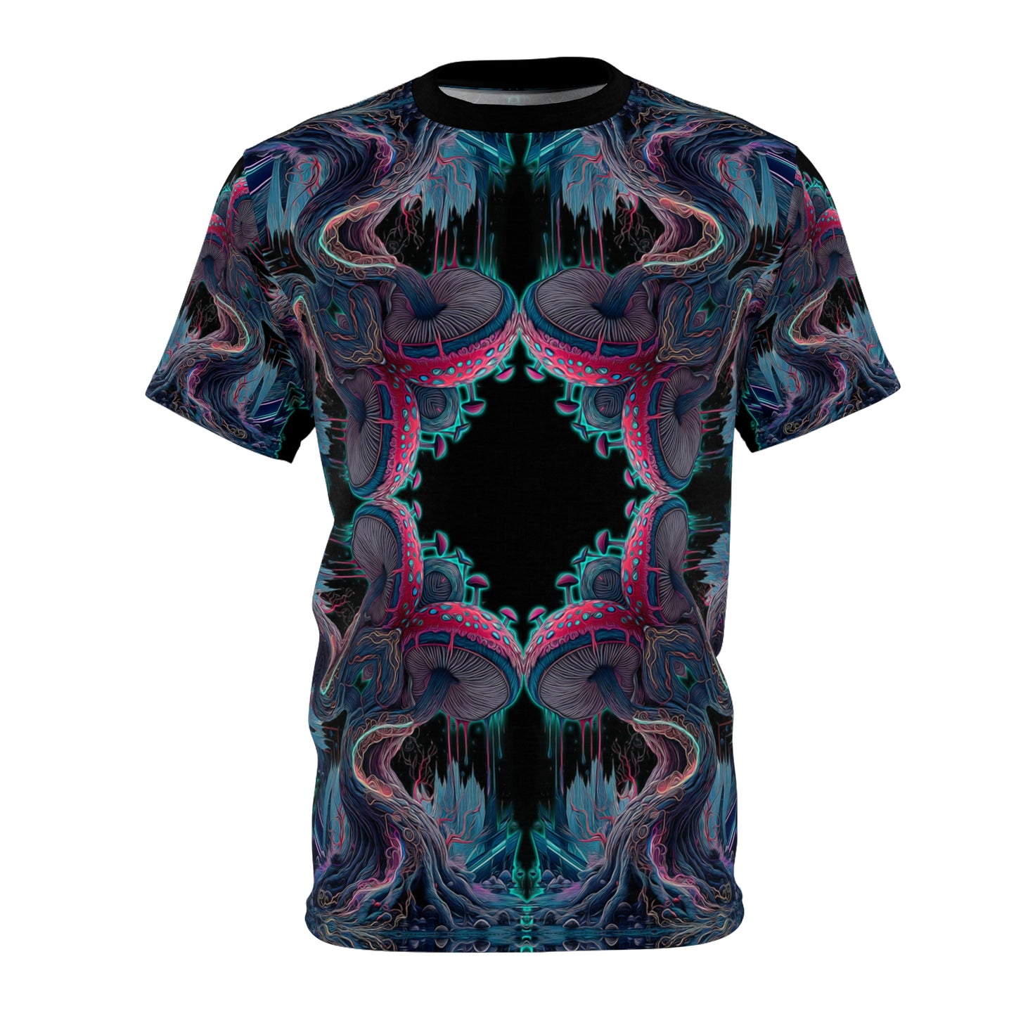 Tunnel Vision - Mushroom Tree Mandala Premium Tee