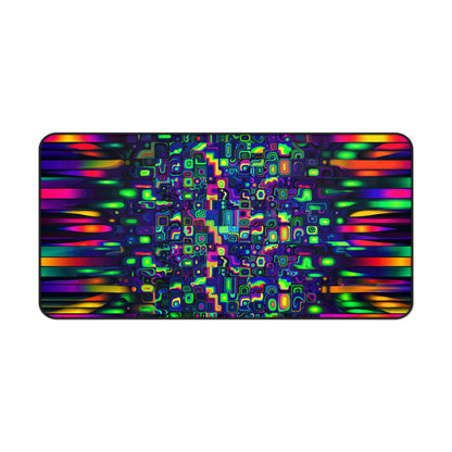 "Prismatic Distortion" DESK MAT (12x18)(12x22)(15.5x31)
