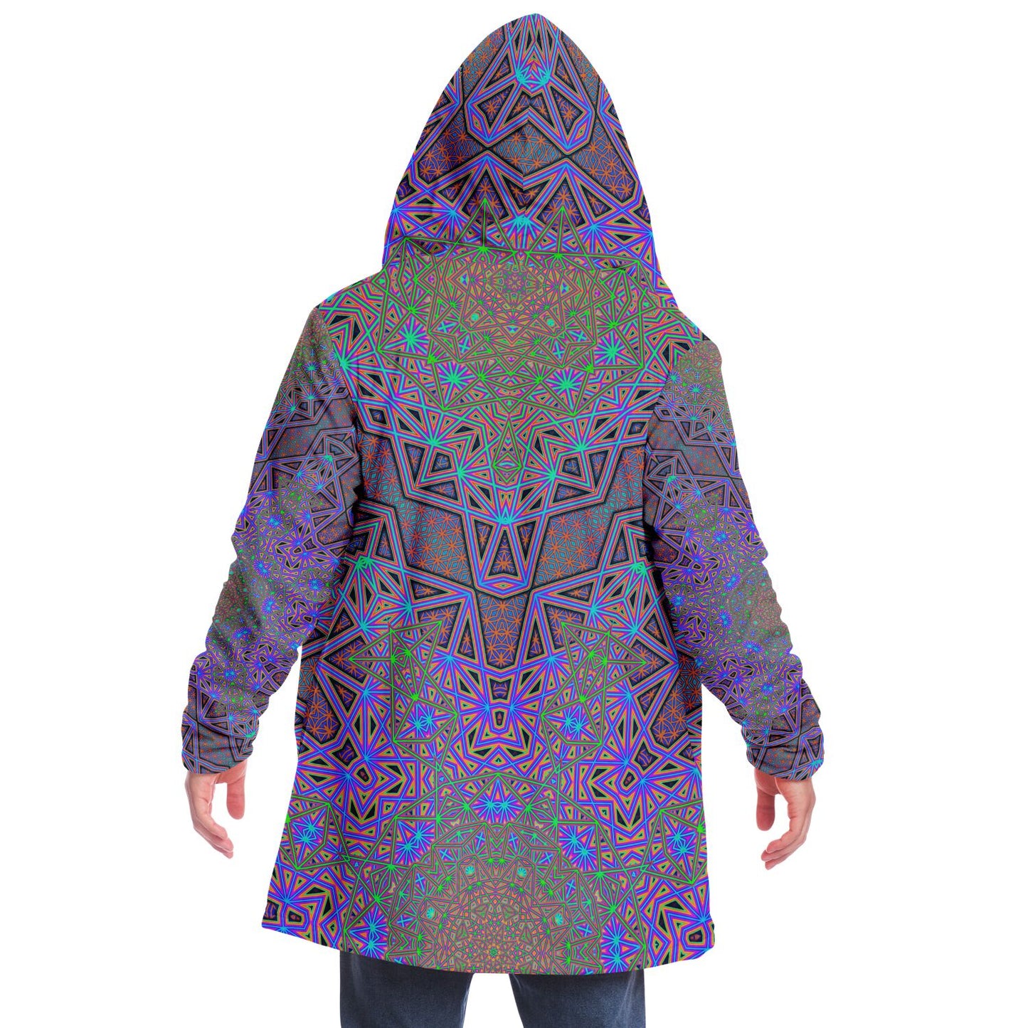 "Chaos of Tron" HOODED CLOAK