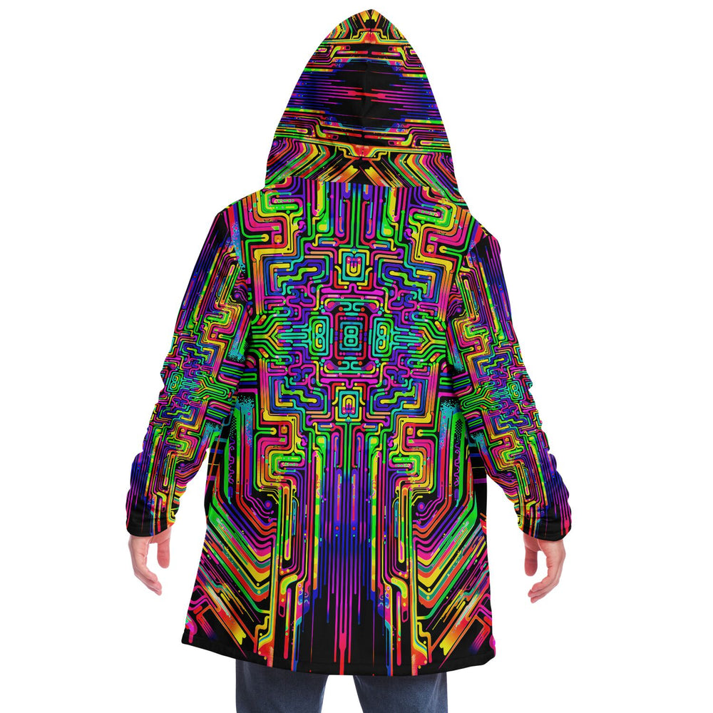 "Borg Rave" HOODED CLOAK