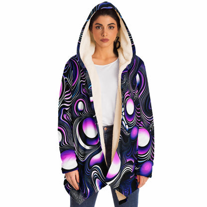 "Time Is An Illusion" HOODED CLOAK