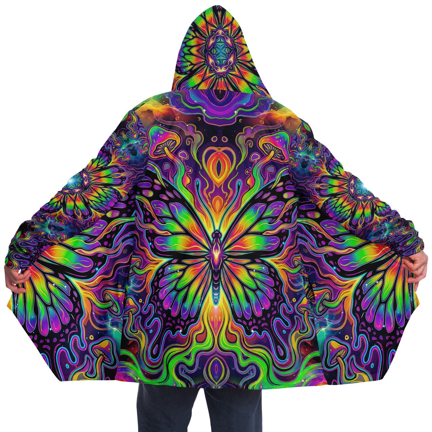 "Fitteryflutterby" HOODED CLOAK