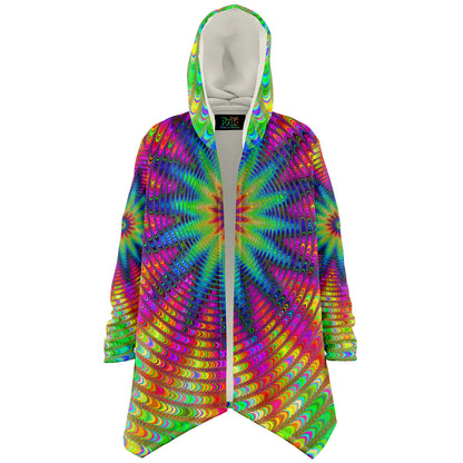 "Tie Dye Burst" HOODED CLOAK