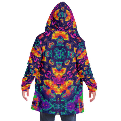 "Mush Tree So Color Mandala" HOODED CLOAK