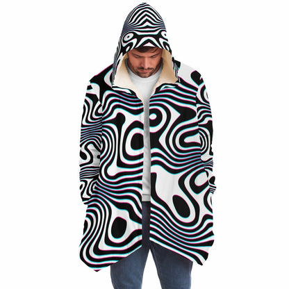 "Wild Cat (White)" HOODED CLOAK