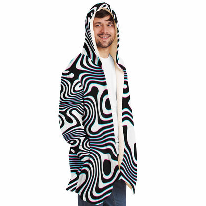 "Wild Cat (White)" HOODED CLOAK