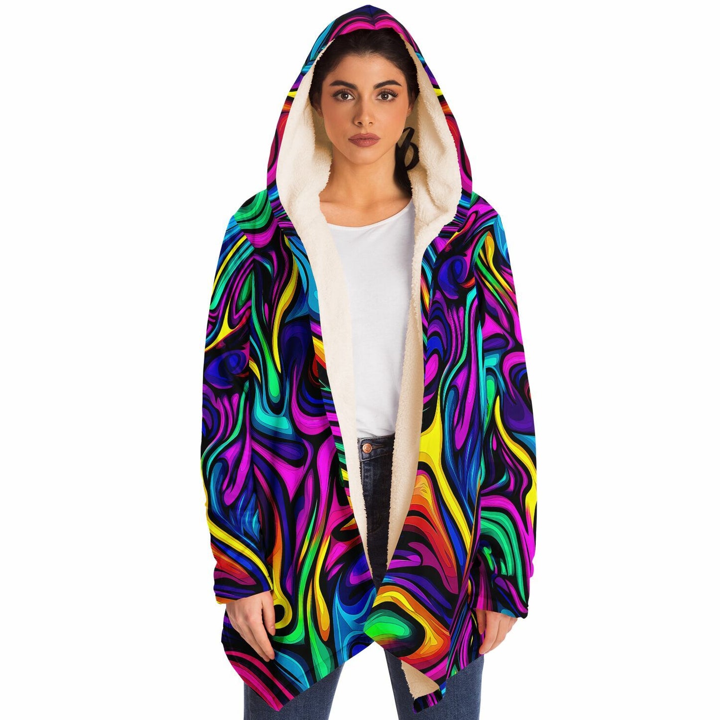 "Blend In or Don't" HOODED CLOAK