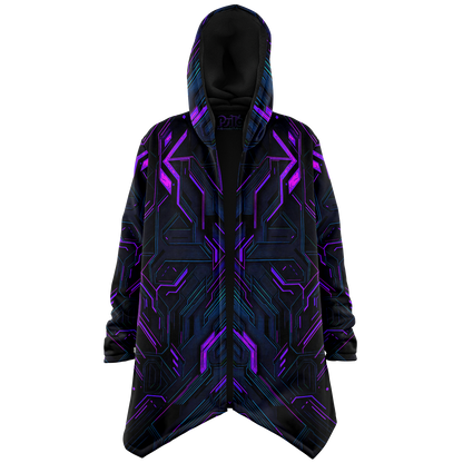 "Alice In Night City" HOODED CLOAK