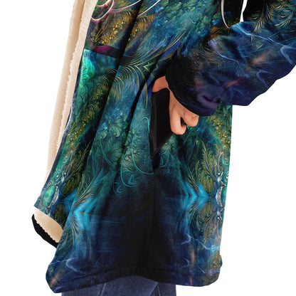 "Fluer de Vie" HOODED CLOAK