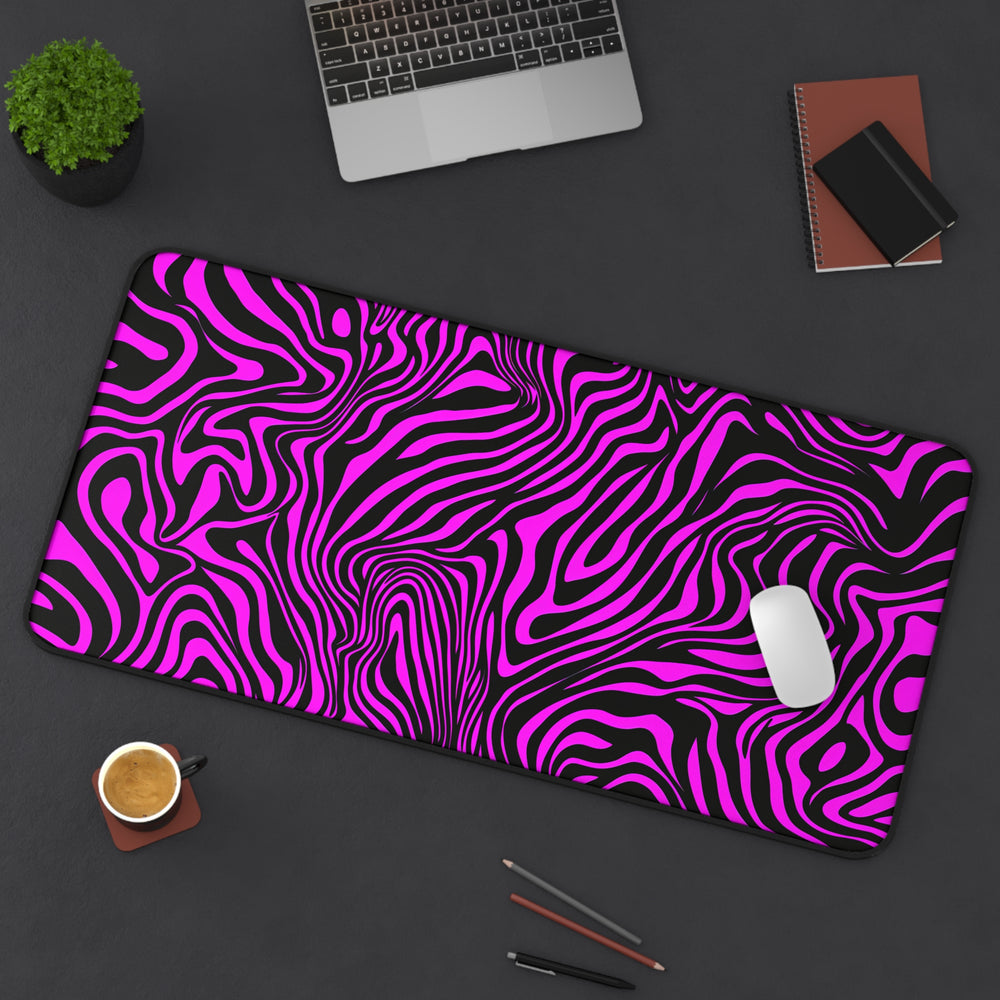 "Pink Zebra" DESK MAT (12x18)(12x22)(15.5x31)