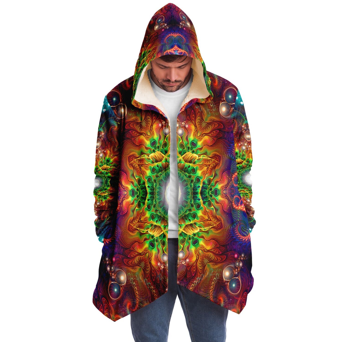 "Photonic" HOODED CLOAK